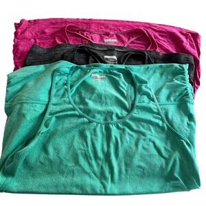 Kirkland Signature Athleisure Sleeveless Workout Tops Set of 3 EUC